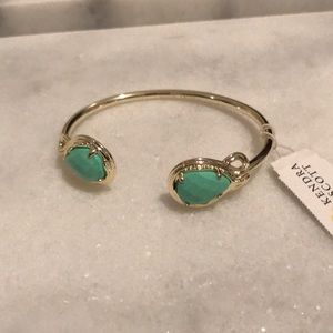 Kendra Scott Andy (turquoise and gold)